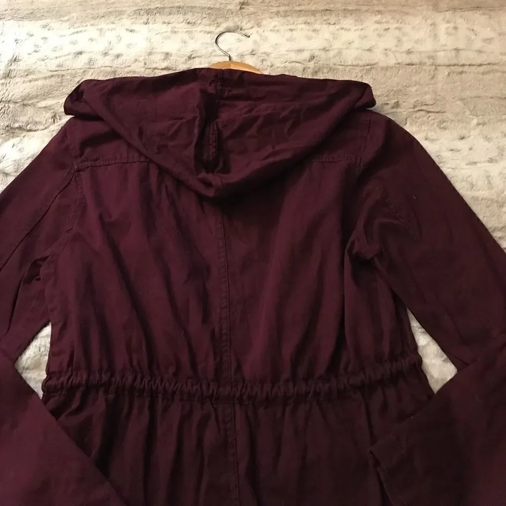 𝅺: : C’ESTTOI Cinch Waist Jacket Coat with Hoodie : :